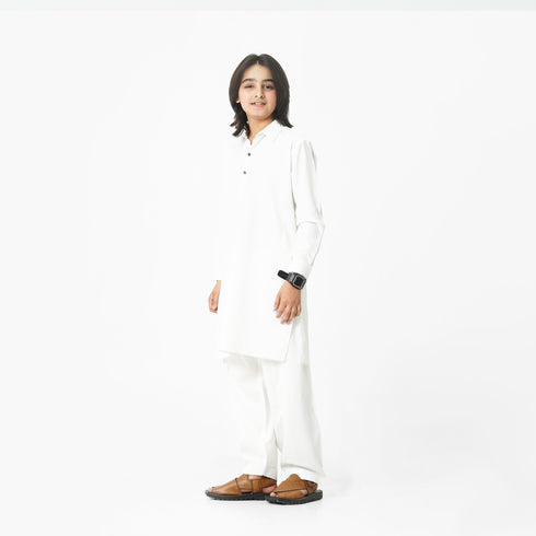 White Wash n Wear Suit
